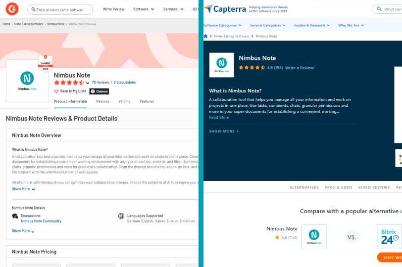 G2 and Capterra are Some of the Best B2B Marketplaces in 2023